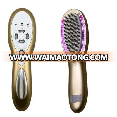 New popular hair regrowth product design handy hair loss infrared comb massager