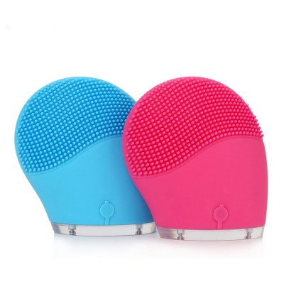 Electric Face Cleanser Vibrate Waterproof Silicone Cleansing Brush Massager USB Charger Facial Vibration Massageador