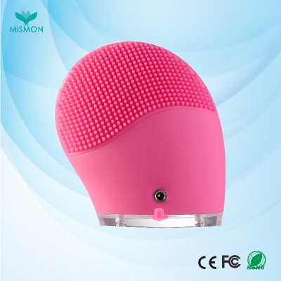 Rechargeable sonic face brush/facial electric cleansing brush for girls